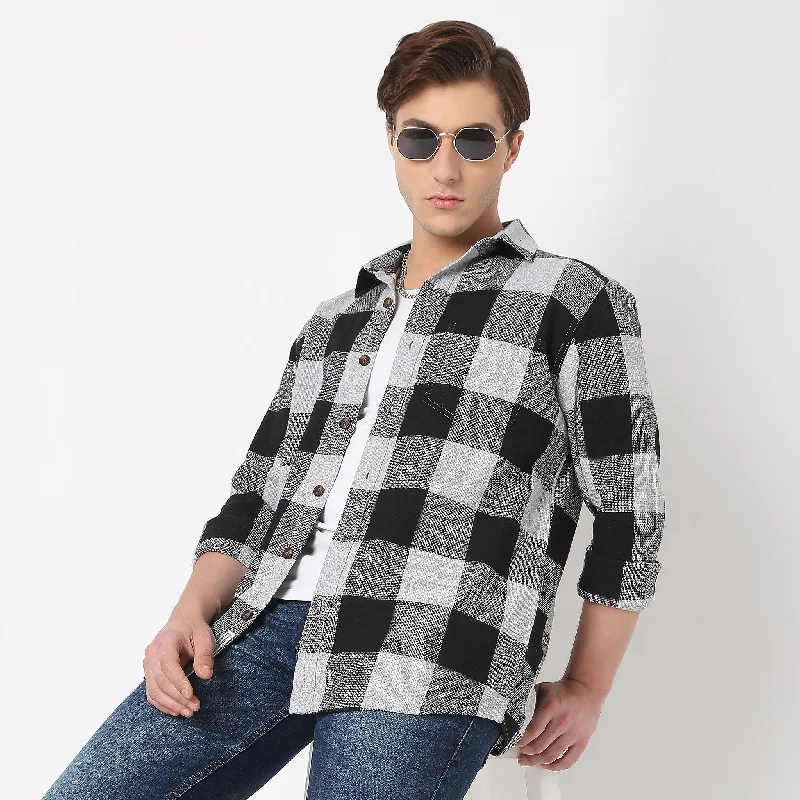 Men's Custom-Fit Shirts for a Personalized LookRegular Fit Checkered Shirt
