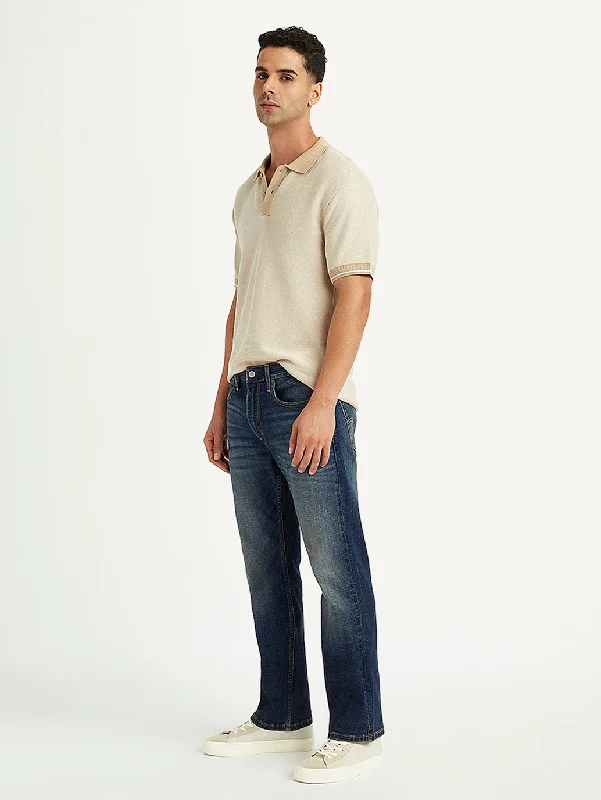 Comfortable Men's JeansMen's 527 Slim Bootcut Fit Navy Jeans
