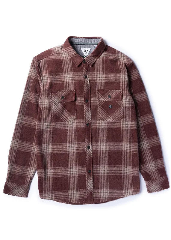 Men's Designer Shirts for a Statement PieceVissla Eco-zy Polar Flannel L/S Shirt-Fired Brick Men's Designer Shirts for a Statement PieceVissla Eco-zy Polar Flannel L/S Shirt-Fired Brick