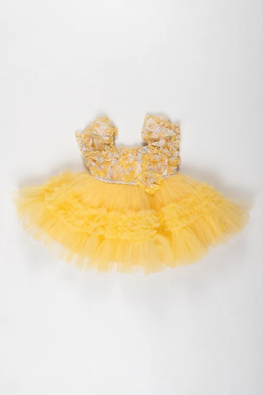 Mermaid DressSunny Delight Floral Party Frock: Radiance in Ruffles for the Little Charmer Mermaid DressSunny Delight Floral Party Frock: Radiance in Ruffles for the Little Charmer