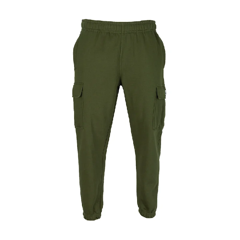 Men's Pants with Logo EmbossmentsTapered Cargo Fleece Pant - Mens