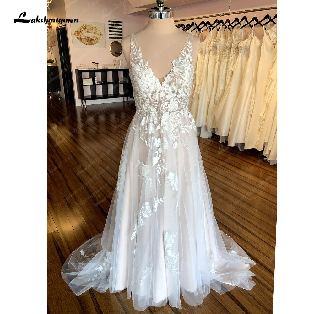 Cocktail DressRoycebridal Robe Civil Boho Lace Floral Beach Backless Wedding Dress for Women 2025 Bridal Gown hochzeitskleid Cocktail DressRoycebridal Robe Civil Boho Lace Floral Beach Backless Wedding Dress for Women 2025 Bridal Gown hochzeitskleid