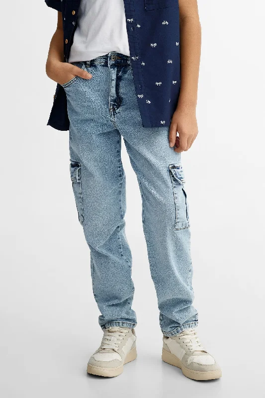 High-Quality Men's JeansJeans cargo ample - Ado garçon