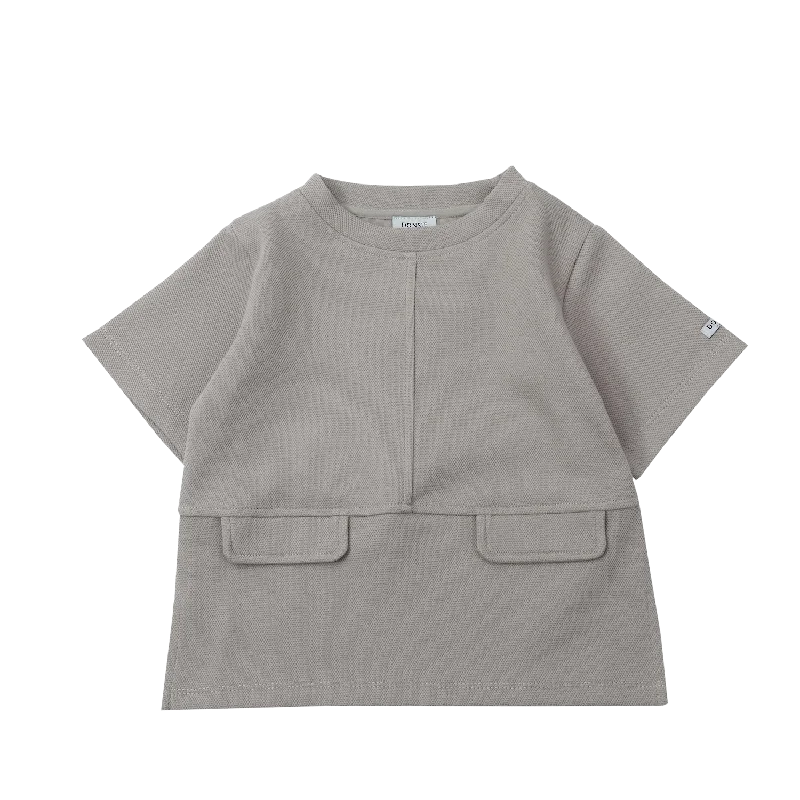 Men's Shirts with Contrast StitchingFernant T-Shirt | Light Taupe