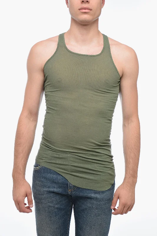 Men's Long-Sleeved ShirtsRick Owens Ribbed BASIC Tank Top