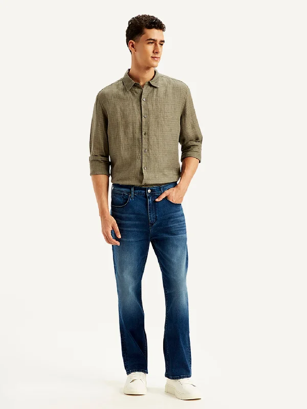 Latest Designer Men's JeansMen's 527 Slim Bootcut Fit Blue Jeans