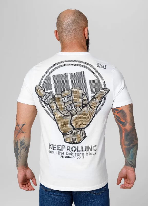 Men's Shirts with Surplice HemlinesT-Shirt Keep Rolling