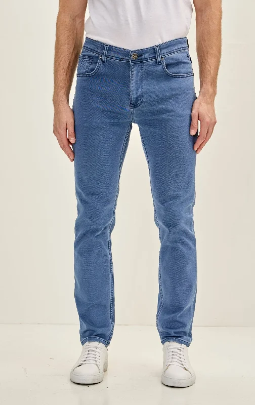 Authentic Men's Denim JeansSuper Soft 5-pocket Style Pants - Indigo