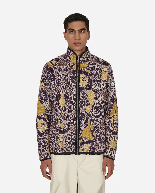Unique Men's Flight JacketsFleur Fleece Zip Jacket Multicolor