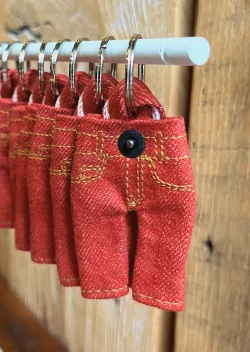 Slim-Fit Men's JeansTiny Pants Keychain | Red Selvage