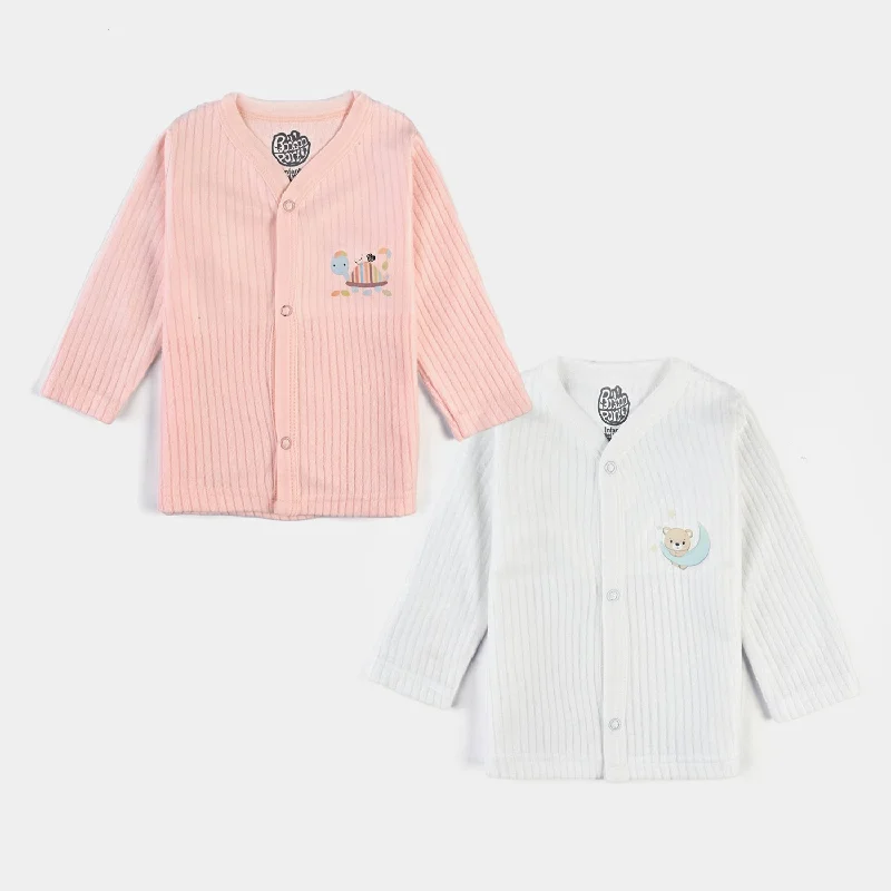 Men's Shirts with Floral PrintsPack OF 2 Infant F/s T-shirts-W.Peach