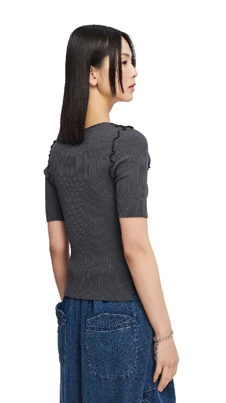 Contrast Stitch Sweater