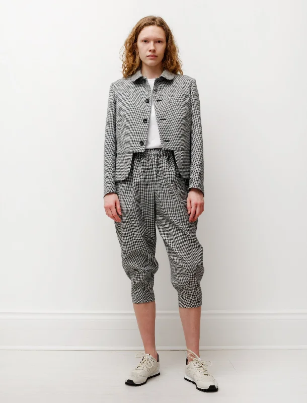 Houndstooth Volume Pants