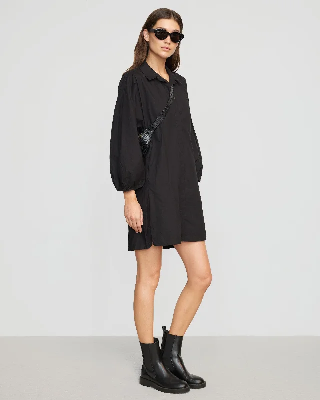 Clara Open-Back Button Down Dress