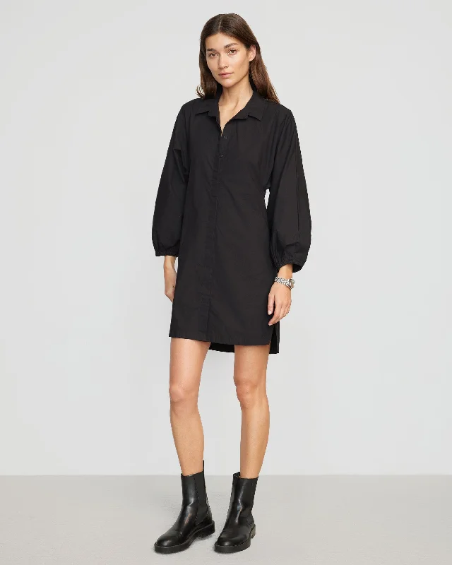 Clara Open-Back Button Down Dress