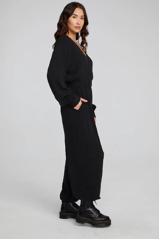 Colette Shadow Black Jumpsuit