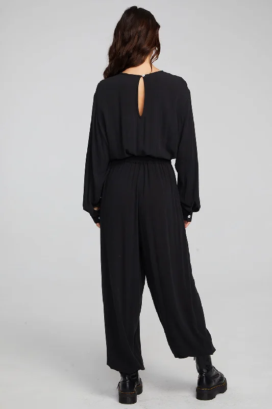 Colette Shadow Black Jumpsuit