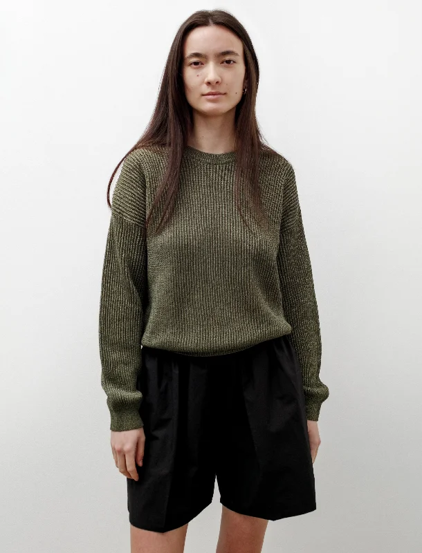 Washi Paper Sweater Olive