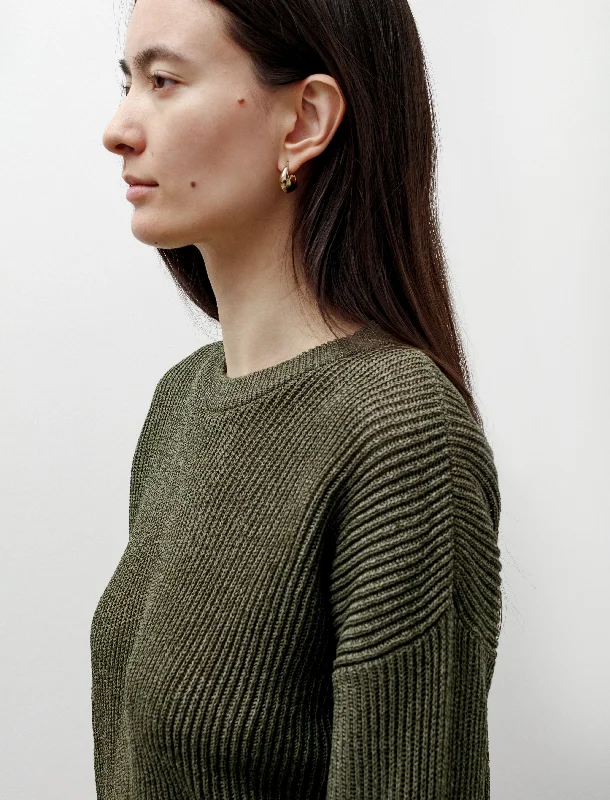 Washi Paper Sweater Olive