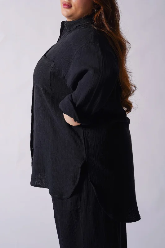 CURVE MUSLIN SHIRT