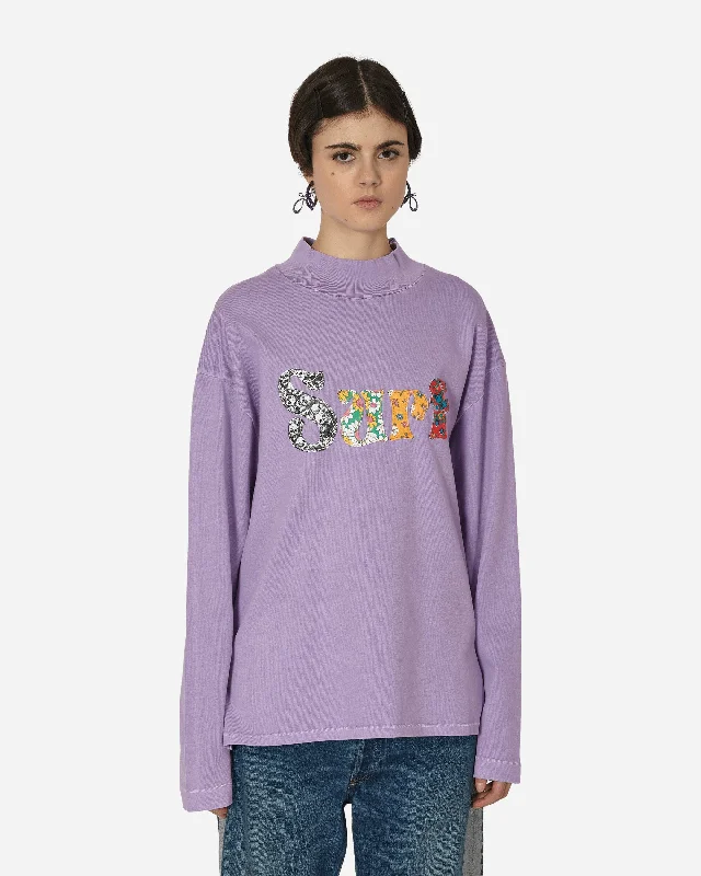 Surf Patch Longsleeve T-Shirt Purple