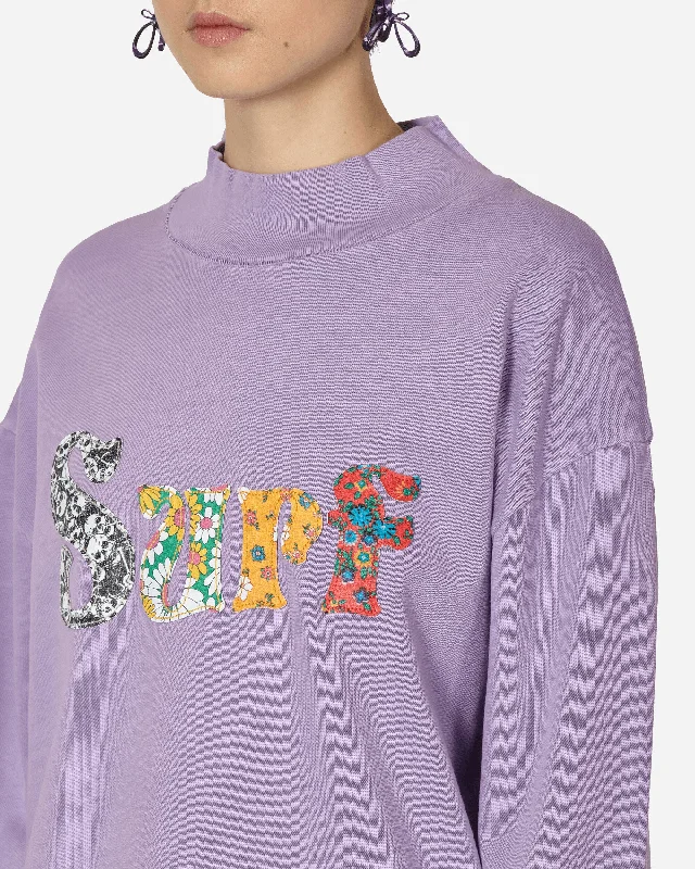 Surf Patch Longsleeve T-Shirt Purple