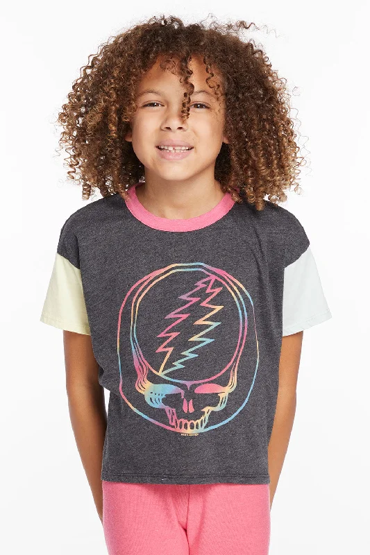 Grateful Dead Steal Your Face Rainbow Girls Tee