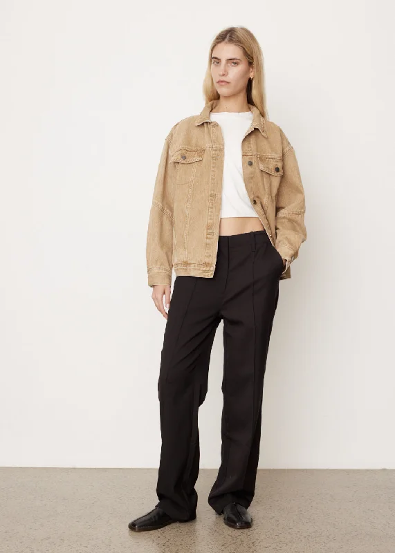 Level Wide Leg Pintuck Pants