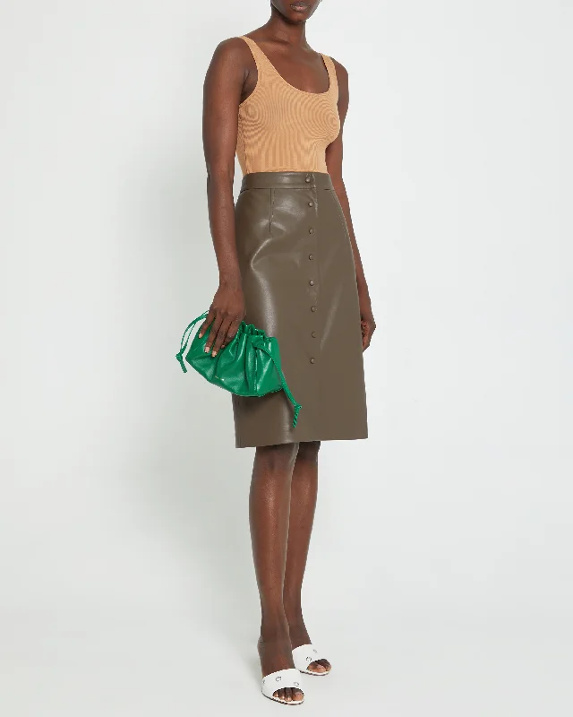 Mimi Vegan Leather Pencil Skirt