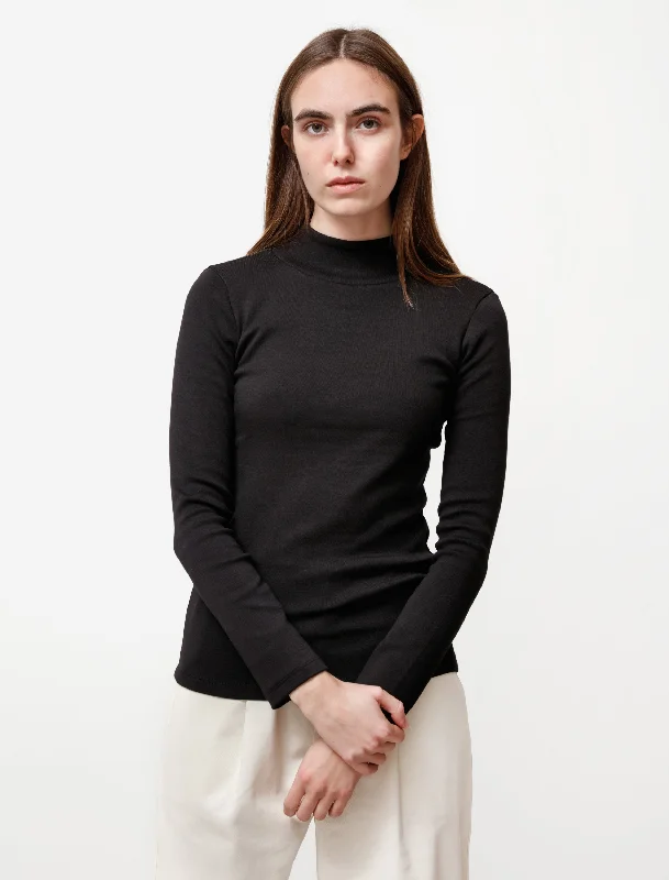 Plex Mockneck Black