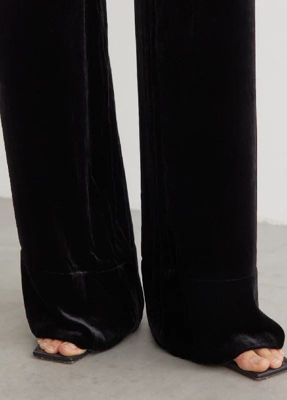 Wide Velvet Trousers