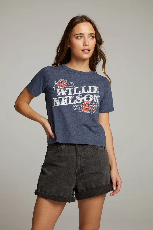 Willie Nelson Roses Tee