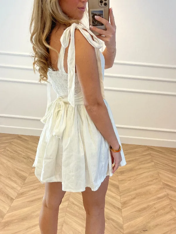 Classy Dress White