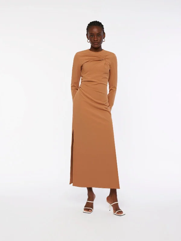 ESCAPADE maxi dress - caramel