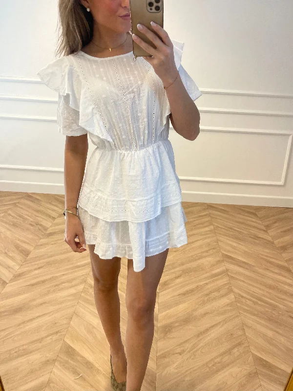 Macy Dress White