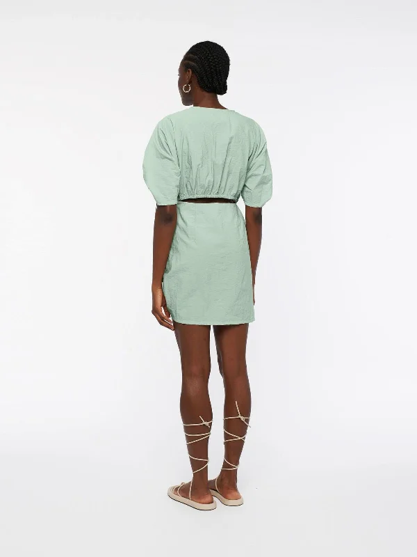 OCEANA mini dress - celadon