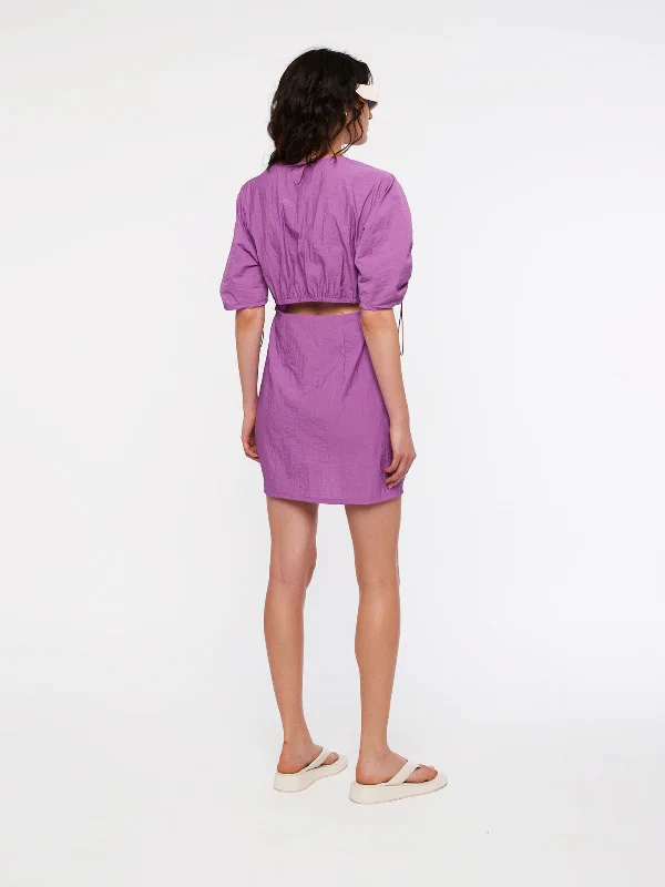 OCEANA mini dress - purple