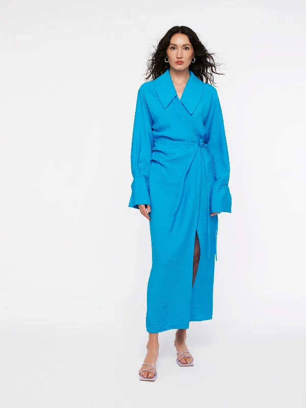 TAI midi dress - azure