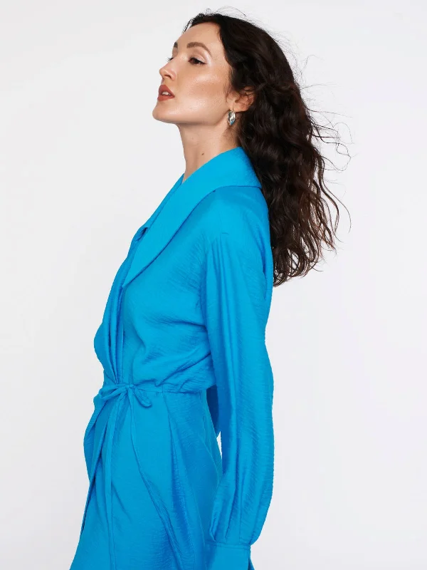 TAI midi dress - azure