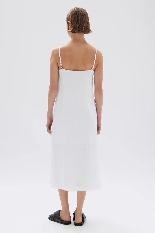 Vallory Linen Slip Dress