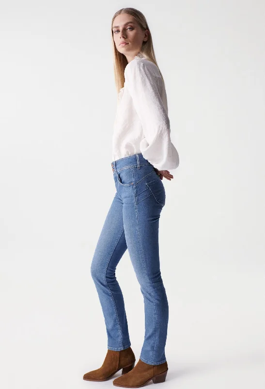 SLIM SECRET PUSH IN JEANS 32 LEG