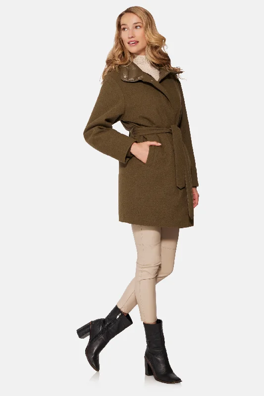 Hooded Parka, Dark Olive