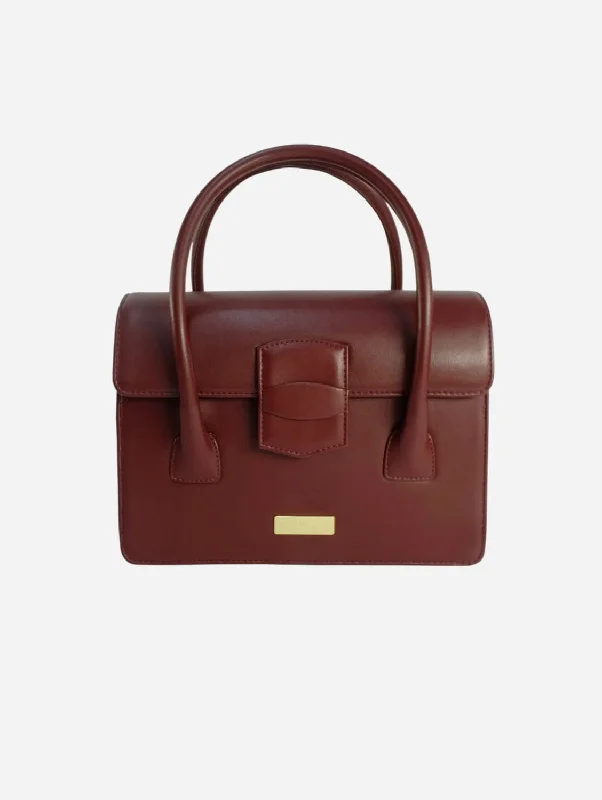 Kensington  Cactus Leather Vegan Bag | Red