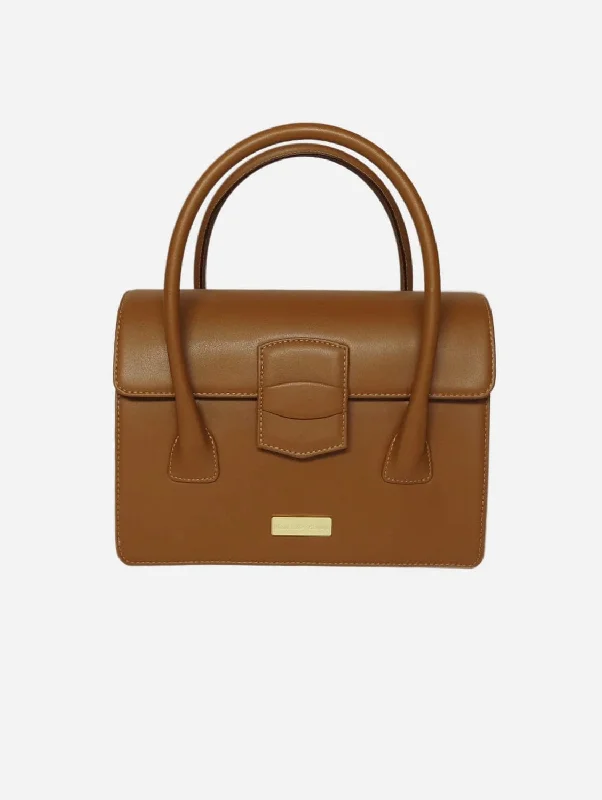 Kensington Cactus Leather Vegan Bag | Tan