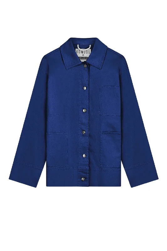 Larry Organic Cotton Jacket | Navy