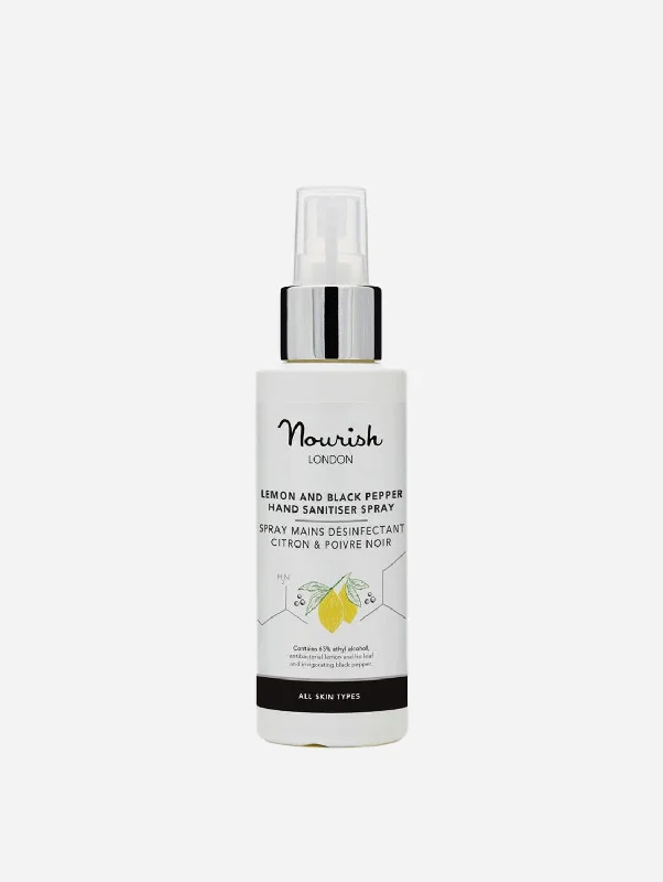 Lemon & Black Pepper Hand Sanitiser Spray | 65% Alcohol 100ml