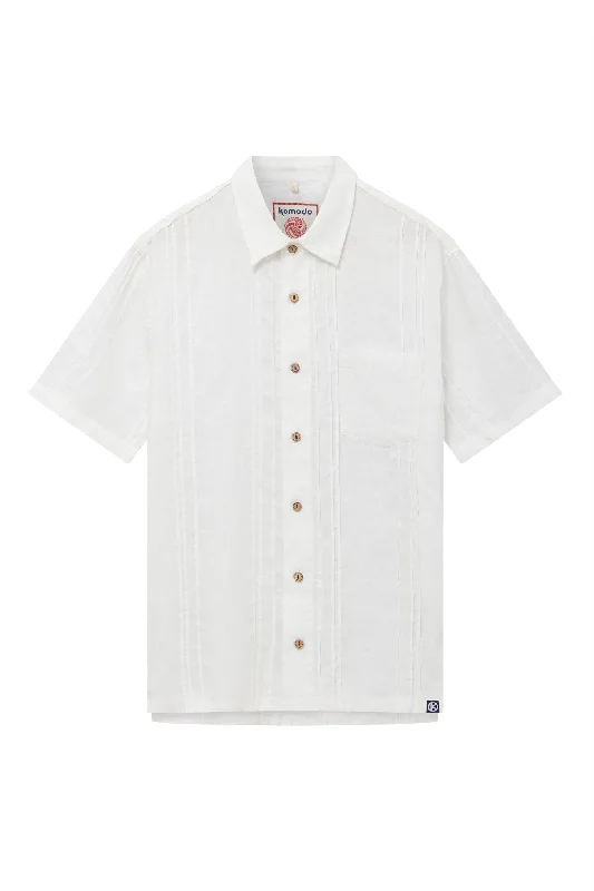 Leo Men's Linen Shirt | Off White