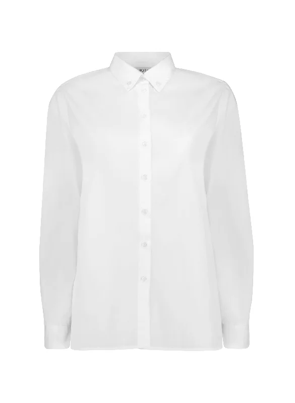 Lesley Organic Cotton Shirt | Pure White