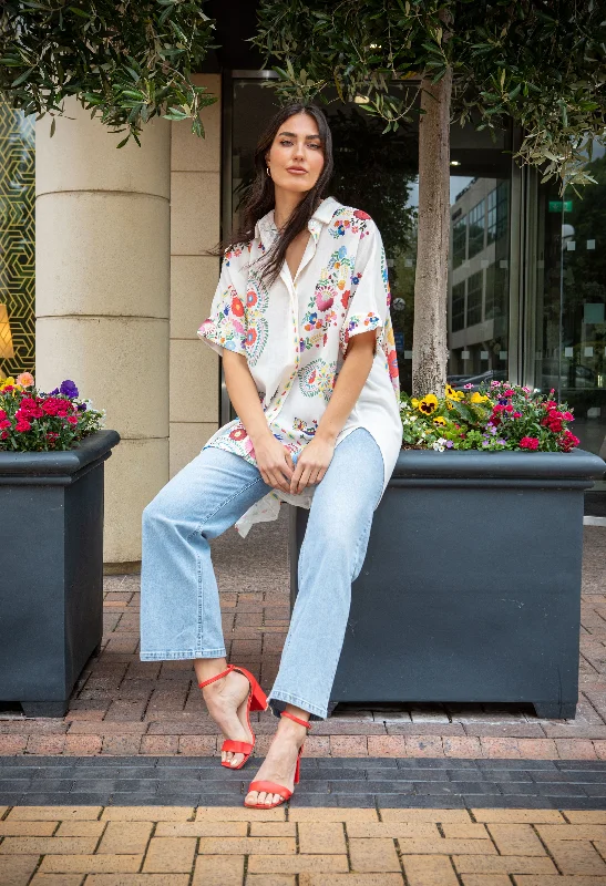 Long Floral Shirt