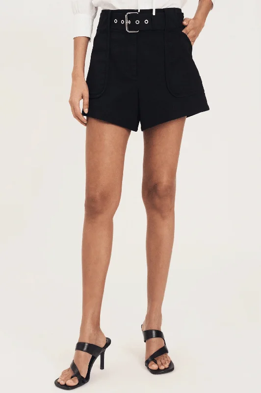 Montery Belted Short in Black